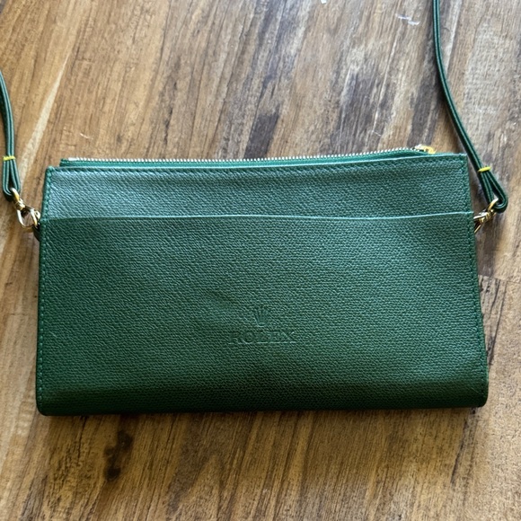 Rolex Handbags - Rolex Forest Green Crossbody Bag
